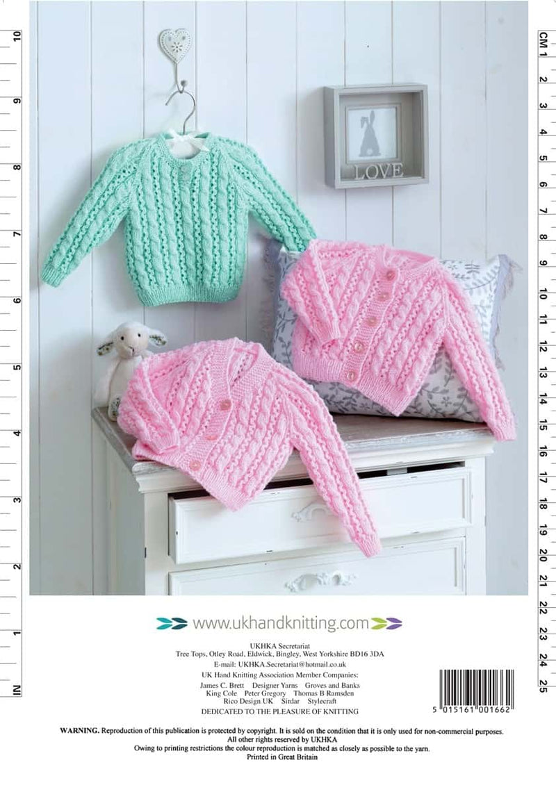 UKHKA 166 Cardigan & Sweater  8ply